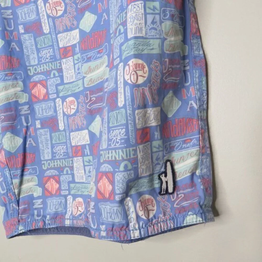 Johnnie-O Allover‎ Print Swim Trunks Board Shorts